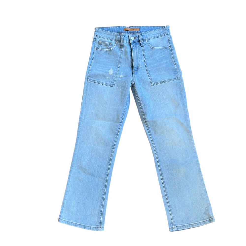 Joe's Jeans The Callie Light Blue High Rise Bootcut cropped Size 26